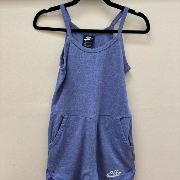 Nike Pants - Nike vintage Heather Blue Romper Tank top